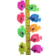 10 articoli per acquario, decorazione in plastica, pesci finti galleggianti, dimensioni: 5 x 3 cm, Aquarium Fake Fish Decoration