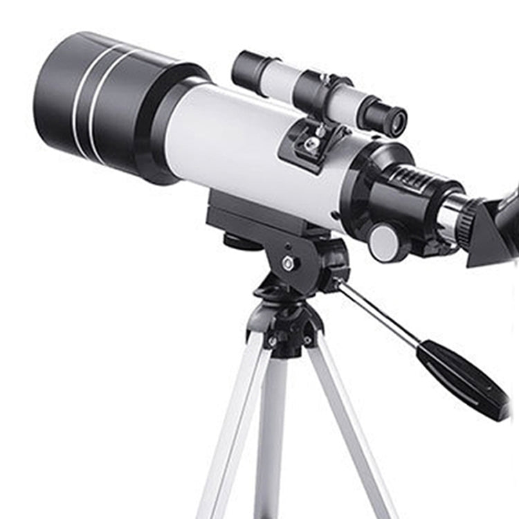 Telescopio astronomico ad alta definizione WR852 16x/66x70 con treppiede, 66x70 White