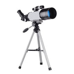 Telescopio astronomico ad alta definizione WR852 16x/66x70 con treppiede, 66x70 White