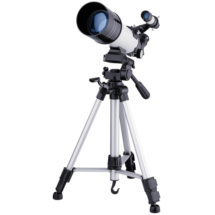 WR852-3 Telescopio astronomico ad alta definizione 16x/66x70 High Times con treppiede, clip di fissaggio per telefono e filtro lunare, 66x70 White + Moon Filter, 66x70 Blue + Moon Filter