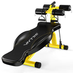 Attrezzatura sportiva per l'arricciatura addominale della tavola supina multifunzionale per uso domestico, Curl Sports Equipment (Yellow), Curl Sports Equipment(Black)