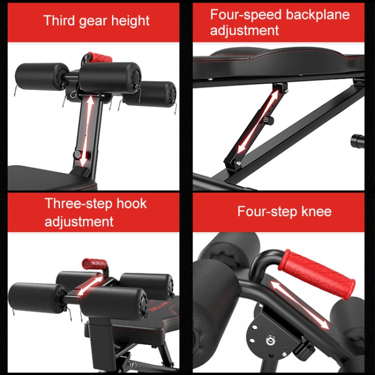 Attrezzatura sportiva per l'arricciatura addominale della tavola supina multifunzionale per uso domestico, Curl Sports Equipment (Yellow), Curl Sports Equipment(Black)