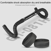 PROMEND GR-081H 1 paio di nastri per manopole per bicicletta antiscivolo cave in rilievo, 200x3cm Black