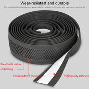 PROMEND GR-081H 1 paio di nastri per manopole per bicicletta antiscivolo cave in rilievo, 200x3cm Black