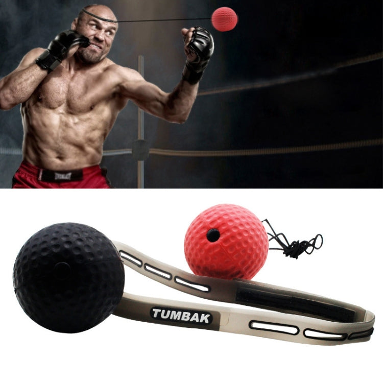 BONSEM Palla elastica da boxe per adulti in pelle PU montata sulla testa, Boxing Elastic Ball