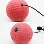 BONSEM Palla elastica da boxe per adulti in pelle PU montata sulla testa, Boxing Elastic Ball