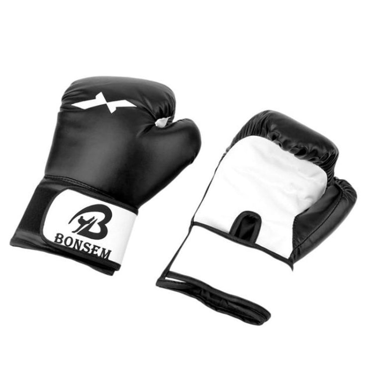 Guantoni da boxe da allenamento BONSEM per adulti, C1 Black, C1 Red