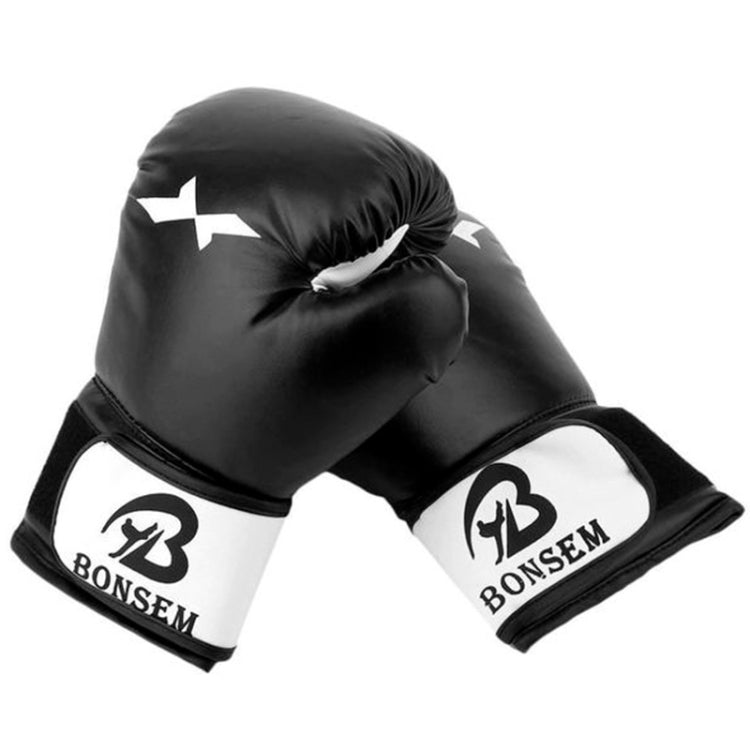 Guantoni da boxe da allenamento BONSEM per adulti, C1 Black, C1 Red