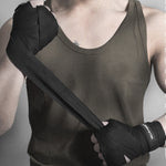 Bendaggio da boxe da allenamento BONSEM per adulti, dimensioni: 2,5 m, Boxing Bandage Black, Boxing Bandage Blue, Boxing Bandage Red
