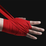 Bendaggio da boxe da allenamento BONSEM per adulti, dimensioni: 2,5 m, Boxing Bandage Black, Boxing Bandage Blue, Boxing Bandage Red