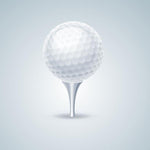 Palline da golf in gomma sintetica per driving range, palline da golf elastiche vuote a doppio strato, Rubber Ball White