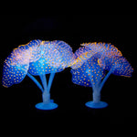 Decorazione medusa fluorescente in silicone per acquari