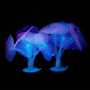 Articoli per acquari Decorazione Simulazione in silicone Medusa ventosa fluorescente, dimensioni: 10 * 10 * 9 cm