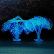 Articoli per acquari Decorazione Simulazione in silicone Medusa ventosa fluorescente, dimensioni: 10 * 10 * 9 cm