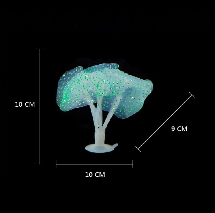 Decorazione medusa fluorescente in silicone per acquari