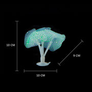 Articoli per acquari Decorazione Simulazione in silicone Medusa ventosa fluorescente, dimensioni: 10 * 10 * 9 cm