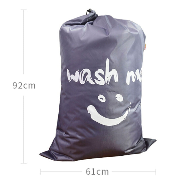 Trapunta per la casa, vestiti, cordoncino da viaggio in nylon, modello con faccina sorridente, organizzare la borsa di stoccaggio