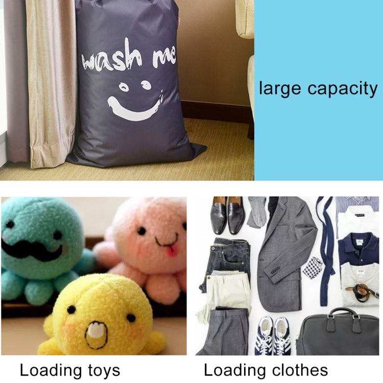 Trapunta per la casa, vestiti, cordoncino da viaggio in nylon, modello con faccina sorridente, organizzare la borsa di stoccaggio