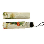 Ombrello parasole anti-ultravioletto con nastro argentato a tre pieghe di moda creativa, Cat Pattern Silver Tape Umbrella