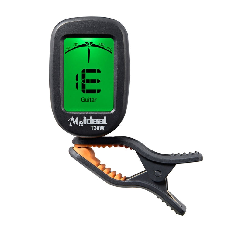 Accordatore per chitarra Clip-on, accordatore cromatico accurato, chitarra acustica, basso, banjo, violino, ukulele