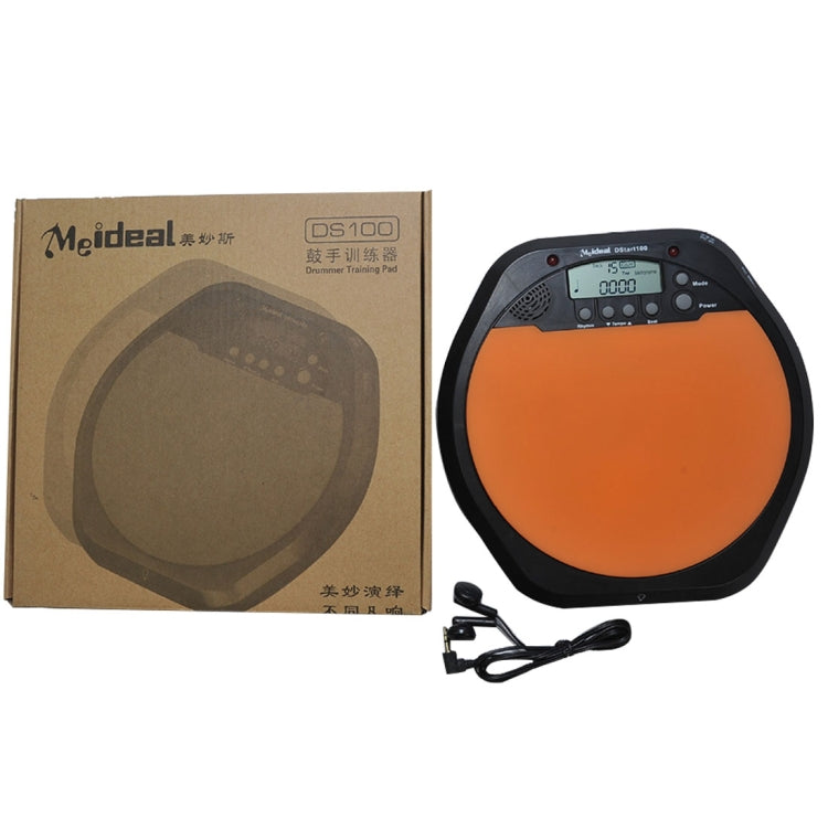 Metronomo elettronico DS100 per batteria nero arancione