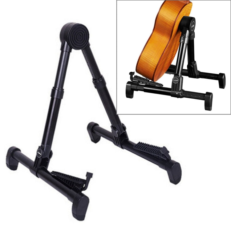 Supporto per strumento musicale con staffa verticale pieghevole semplice per chitarra, violino e ukulele