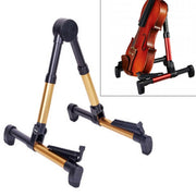 Supporto per strumento musicale con staffa verticale pieghevole semplice per chitarra, violino e ukulele