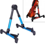 Supporto per strumento musicale con staffa verticale pieghevole semplice per chitarra, violino e ukulele