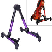 Supporto per strumento musicale con staffa verticale pieghevole semplice per chitarra, violino e ukulele
