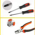 Set di attrezzi 9 in 1 Kit di utensili manuali per la casa generale con custodia per cassetta degli attrezzi, 9 in 1