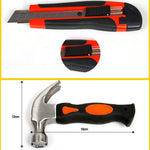 Set di attrezzi 9 in 1 Kit di utensili manuali per la casa generale con custodia per cassetta degli attrezzi, 9 in 1