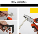 Set di attrezzi 9 in 1 Kit di utensili manuali per la casa generale con custodia per cassetta degli attrezzi, 9 in 1