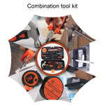 Set di attrezzi 9 in 1 Kit di utensili manuali per la casa generale con custodia per cassetta degli attrezzi, 9 in 1