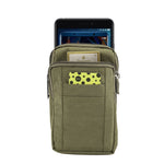 Custodia da trasporto per telefono da esterno Custodia in nylon a tracolla per cellulare Fondina per cellulare Borsa a portafoglio con cintura con moschettone