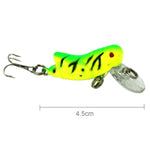 HENGJIA Esche da pesca con esche da pesca biomimetiche da 4,5 cm, consegna casuale dei colori, Grasshopper