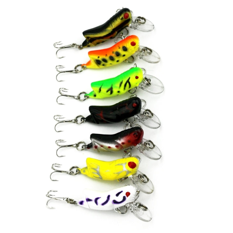 HENGJIA Esche da pesca con esche da pesca biomimetiche da 4,5 cm, consegna casuale dei colori, Grasshopper