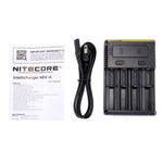 Nitecore i4 Caricabatterie Intelligente 4 Slot per Batterie Ricar