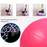 Palla da massaggio con palla per esercizi sportivi a prova di esplosione con palla da yoga alle arachidi