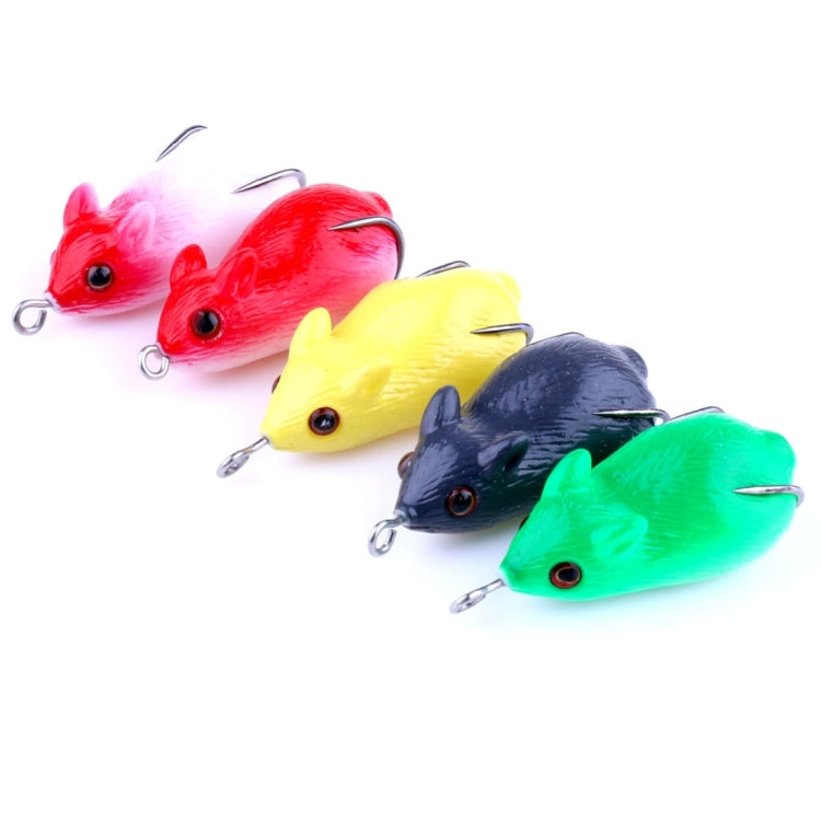 HENGJIA Esche da pesca con esca da pesca biomimetica per topi da 5 cm, consegna casuale di colori, Mouse