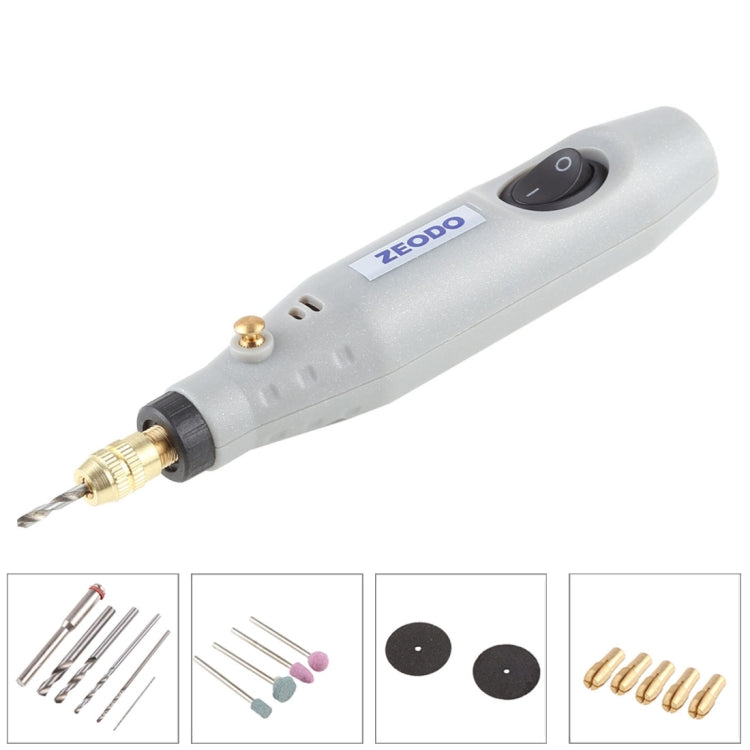 Mini trapano elettrico smerigliatrice ZEODO ZD6000, CA 220 V/CC 12 V, spina americana, ZD6000
