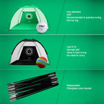 PGM Golf Training Aids Indoor Sports Hitting Practice Net 3m, 3m