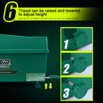 Distributore automatico di palline da golf PGM con rastrelliera per mazze, dimensioni: 62x32x32 cm, 62x32x32cm Green, 62x32x32cm Grey