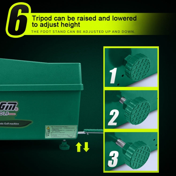 Distributore automatico di palline da golf PGM con rastrelliera per mazze, dimensioni: 62x32x32 cm, 62x32x32cm Green, 62x32x32cm Grey