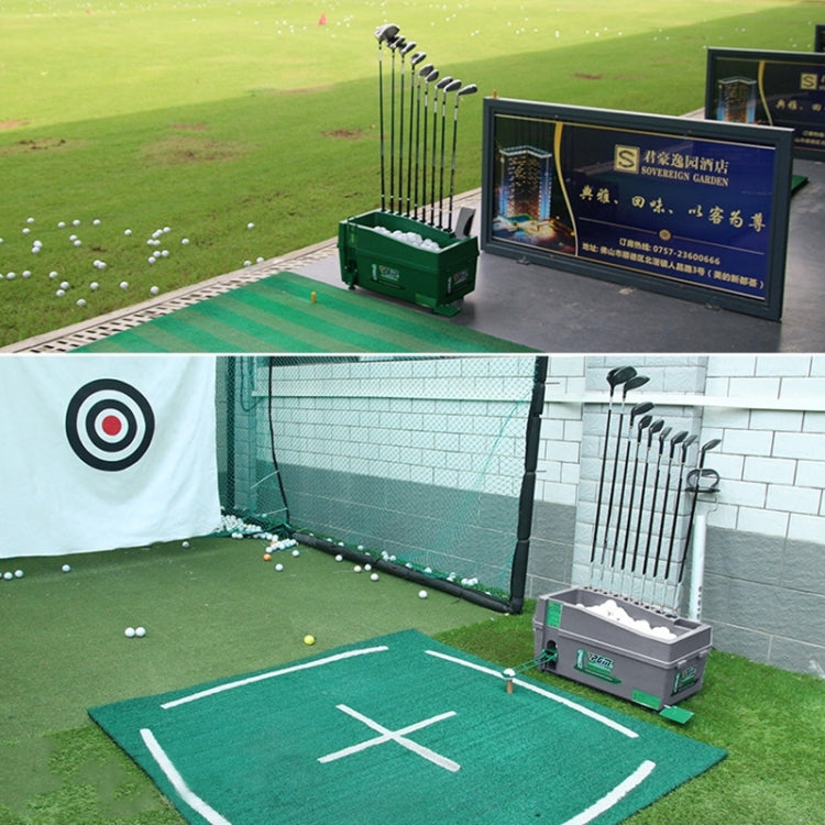 Distributore automatico di palline da golf PGM con rastrelliera per mazze, dimensioni: 62x32x32 cm, 62x32x32cm Green, 62x32x32cm Grey
