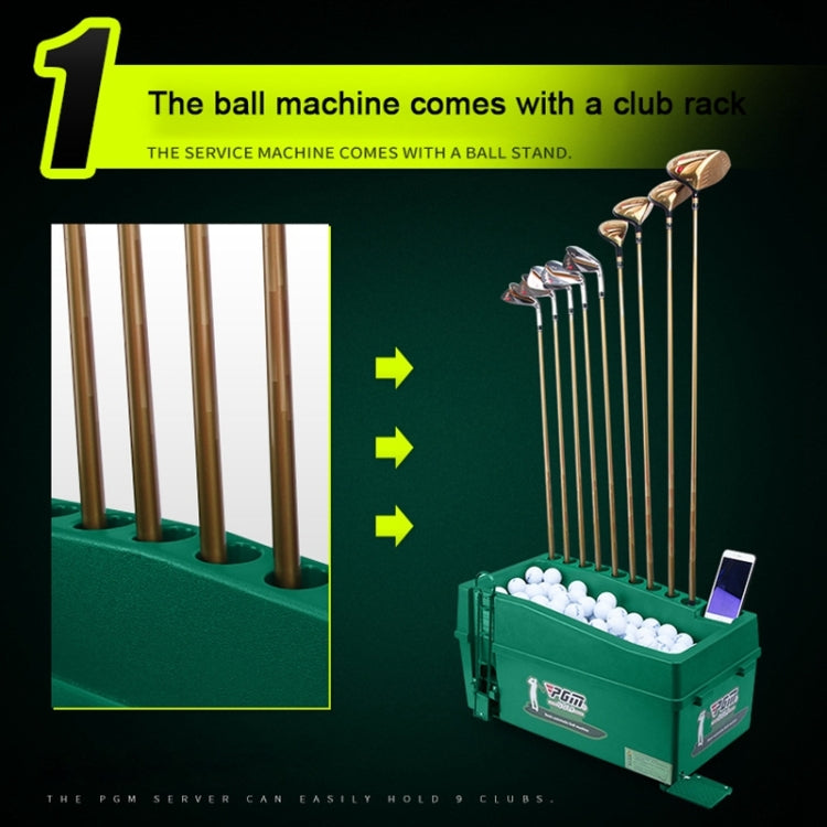 Distributore automatico di palline da golf PGM con rastrelliera per mazze, dimensioni: 62x32x32 cm, 62x32x32cm Green, 62x32x32cm Grey