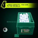 Distributore automatico di palline da golf PGM con rastrelliera per mazze, dimensioni: 62x32x32 cm, 62x32x32cm Green, 62x32x32cm Grey