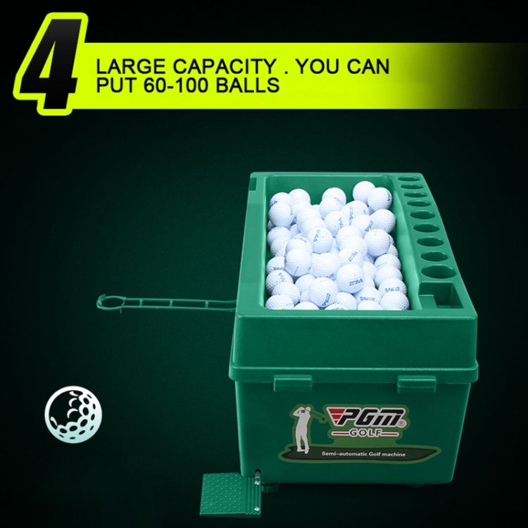 Distributore automatico di palline da golf PGM con rastrelliera per mazze, dimensioni: 62x32x32 cm, 62x32x32cm Green, 62x32x32cm Grey