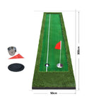PGM Golf Double Colors Putting Mat Push Rod Trainer, dimensioni: 50x300 cm, Size: 50x300cm