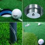 PGM Golf Double Colors Putting Mat Push Rod Trainer, dimensioni: 75x300 cm, Size: 75x300cm
