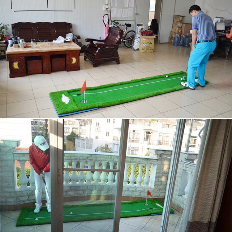 PGM Golf Double Colors Putting Mat Push Rod Trainer, dimensioni: 75x300 cm, Size: 75x300cm